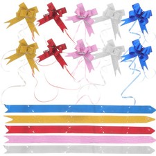  100 Pcs Gift Wrapping Plastic Bows Noeud De Voiture Mariage Décoration Fleurs