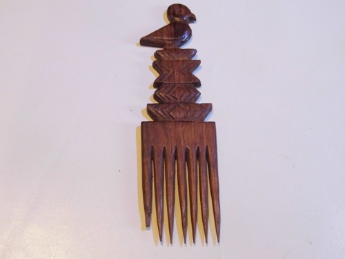 Art africain peigne oiseau - art,