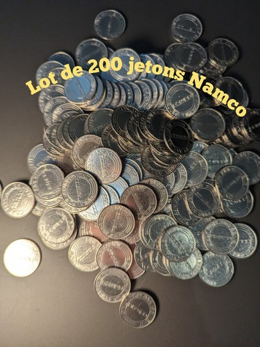 Lot 200 jetons token namco - 200,