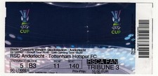 Ticket EC RSC Anderlecht - Tottenham Hotspurs 06.12.2007