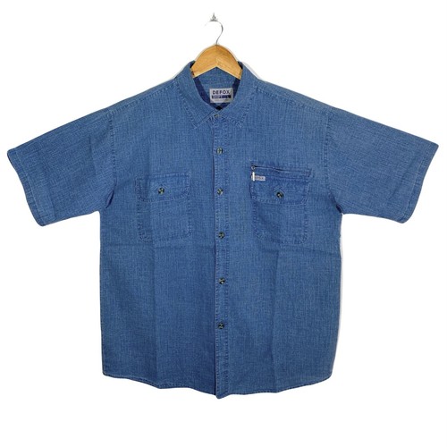 Chemise jean bleu vintage - bleu,