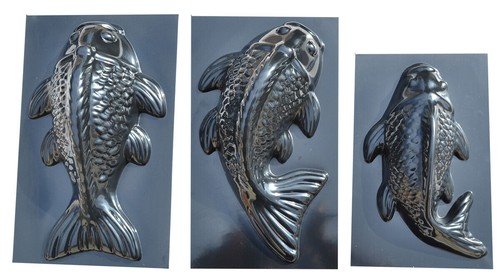 Moule béton poisson - moule, 3d