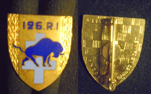 Insigne militaire 126 - insigne, 126°