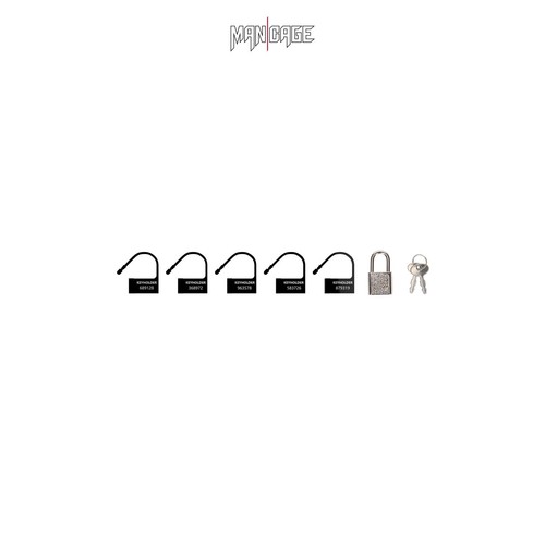 Cadenas noirs pour cage - 6, de