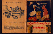 LA PLAINE-SAINT-DENIS (93) Boxes Jars "A LA MENAGERE SIMPLEX" Recipe Booklet