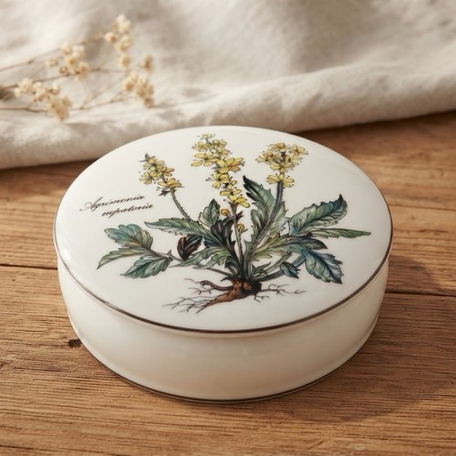Boîte porcelaine - porcelaine-,