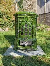 Poêle à bois émaillé Deville Lily