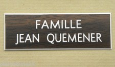 plaque de porte personnalisée