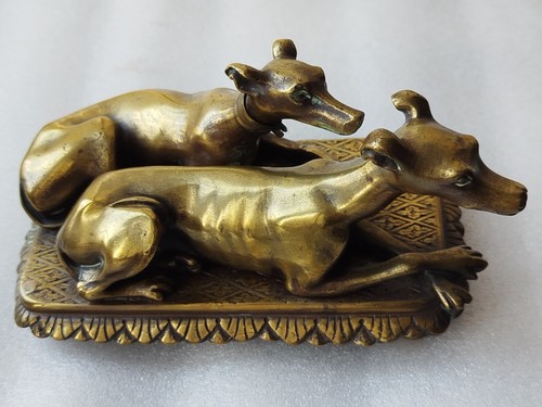Bronze animalier chiens - animalier,