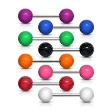 Piercing langue boules