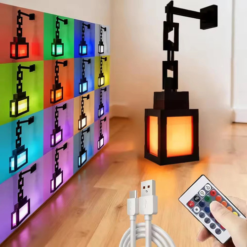 Lanterne lumineuse pixel 2026 - lanterne,