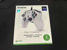 NACON Pro Compact Controller Blanc USB  Xbox One, Xbox Series S, X Neuf New