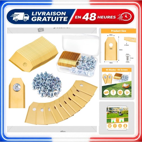 Lames tondeuse robot - , 45