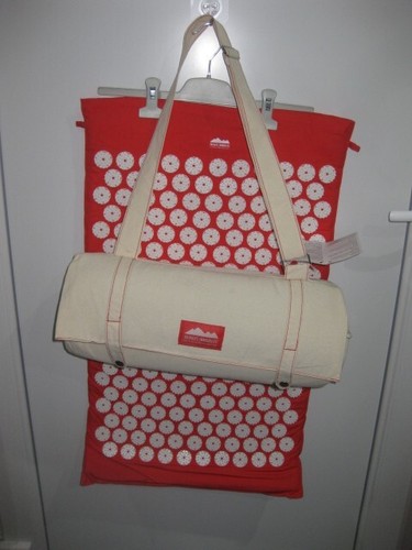 Tapis acupression rouge - d’acupression,