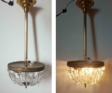 Suspension lustre à pampilles