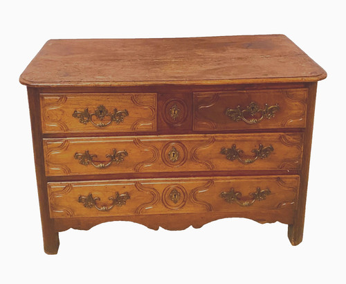 Commode louis xiv merisier - xiv, en