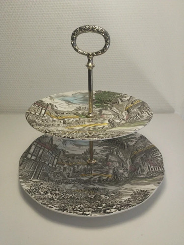 Plateau présentoir double en - plateau,