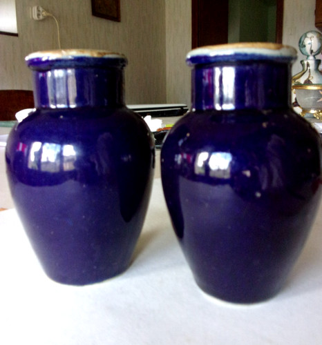 Paire vases en - de,