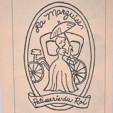 1982 La Marquise Patisserie du Roi Restaurant Menu French Quarters New Orleans