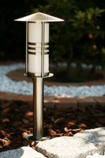 Lampadaire extérieur borne d`éclairage luminaire lampe de jardin en inox 1764