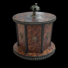 Rare Cave à Cigares Tournante