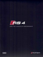 Catalogue Brochure Audi RS4