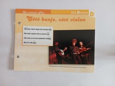 CARTE FICHE - JOE DASSIN