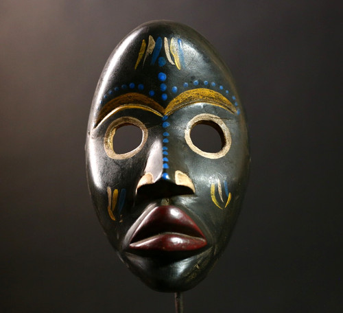 Ancien masque africain bois - en,
