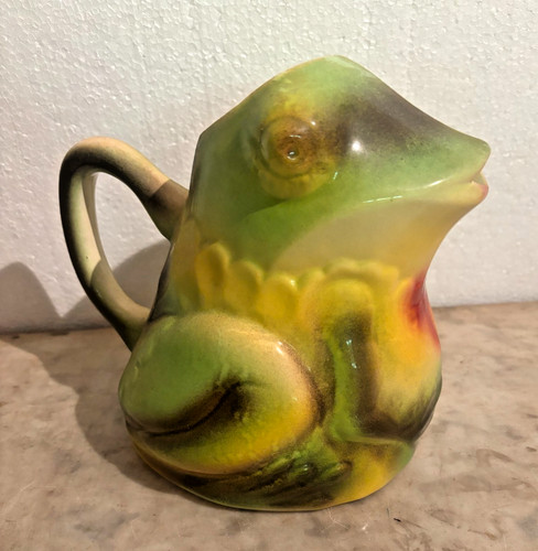 Pichet grenouille barbotine - pichet,