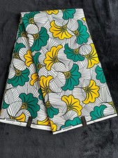 TISSU WAX polycoton  fleurs de