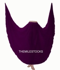Jupe TMS violette pleine cercle danse du ventre tribal 25 couleurs