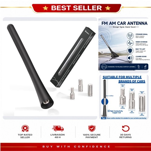 Bingfu antenne voiture - antenne, courte