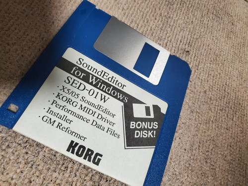Korg sound editor sed - editor, sed-01w