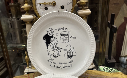 Ancienne assiette soro - assiette,