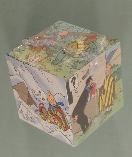 Tintin herge cube - tintin, articule