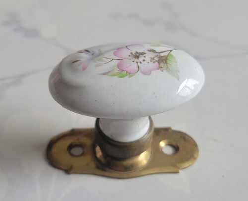 Poignée porte porcelaine - porte,
