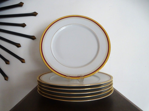Assiettes plates porcelaine - 6,