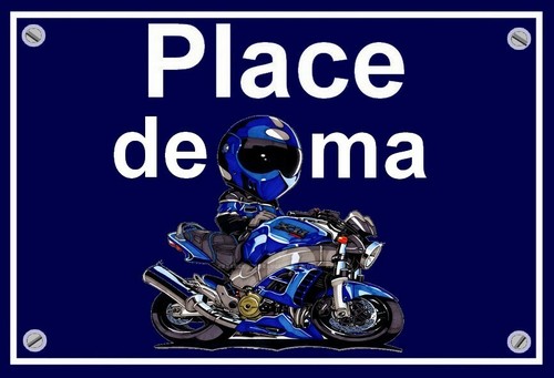 Plaque place ma honda - ",