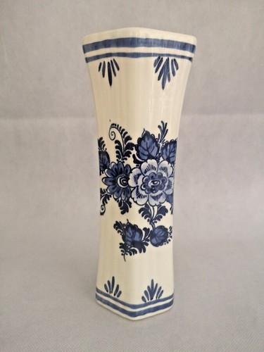 Delfts vase hexagonal - delfts,