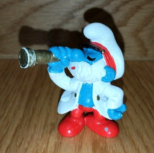 Figurine schtroumpf capitaine - schtroumpf,