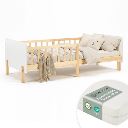 Cadre lit bois 90x200 - lit,