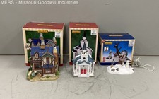 Lot of 3 Lemax Village Collection Building