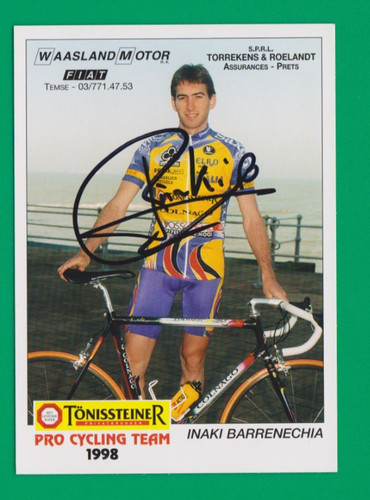 Cyclisme carte cycliste - carte, inaki