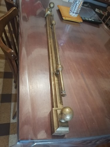 Barre cheminee ancienne - cheminee,