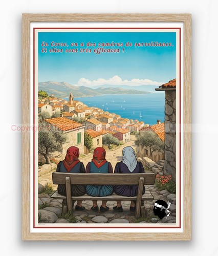 Affiche vintage corse - 🏝️,