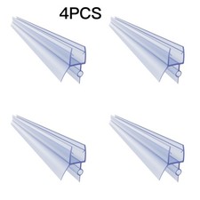 4x Joint de douche PVC pour paroi porte en verre 50cm 4/6/8/10/12mm imperméable