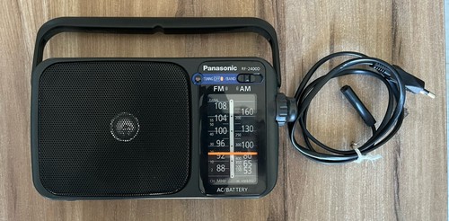 Radio panasonic 2400d fm - rf-2400d, am/fm