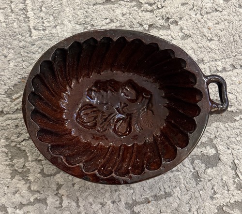 Ancien moule gâteau - moule, terre