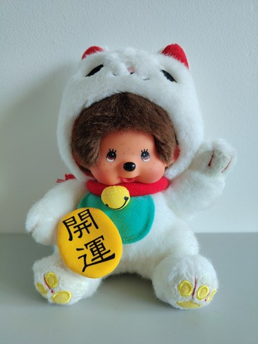 Peluche monchichi lucky cat - monchichi,
