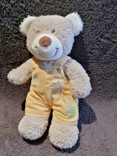Doudou peluche ours beige